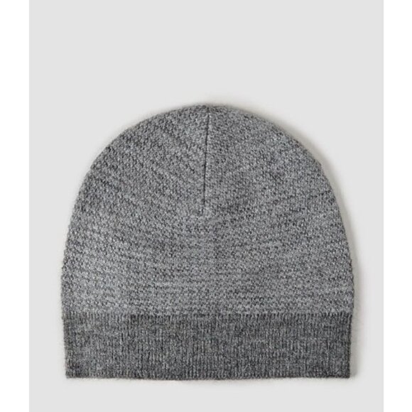 💕ALLSAINTS💕 Carr Beanie ~ Grey Marl Wool Mohair NWT - Picture 2 of 12